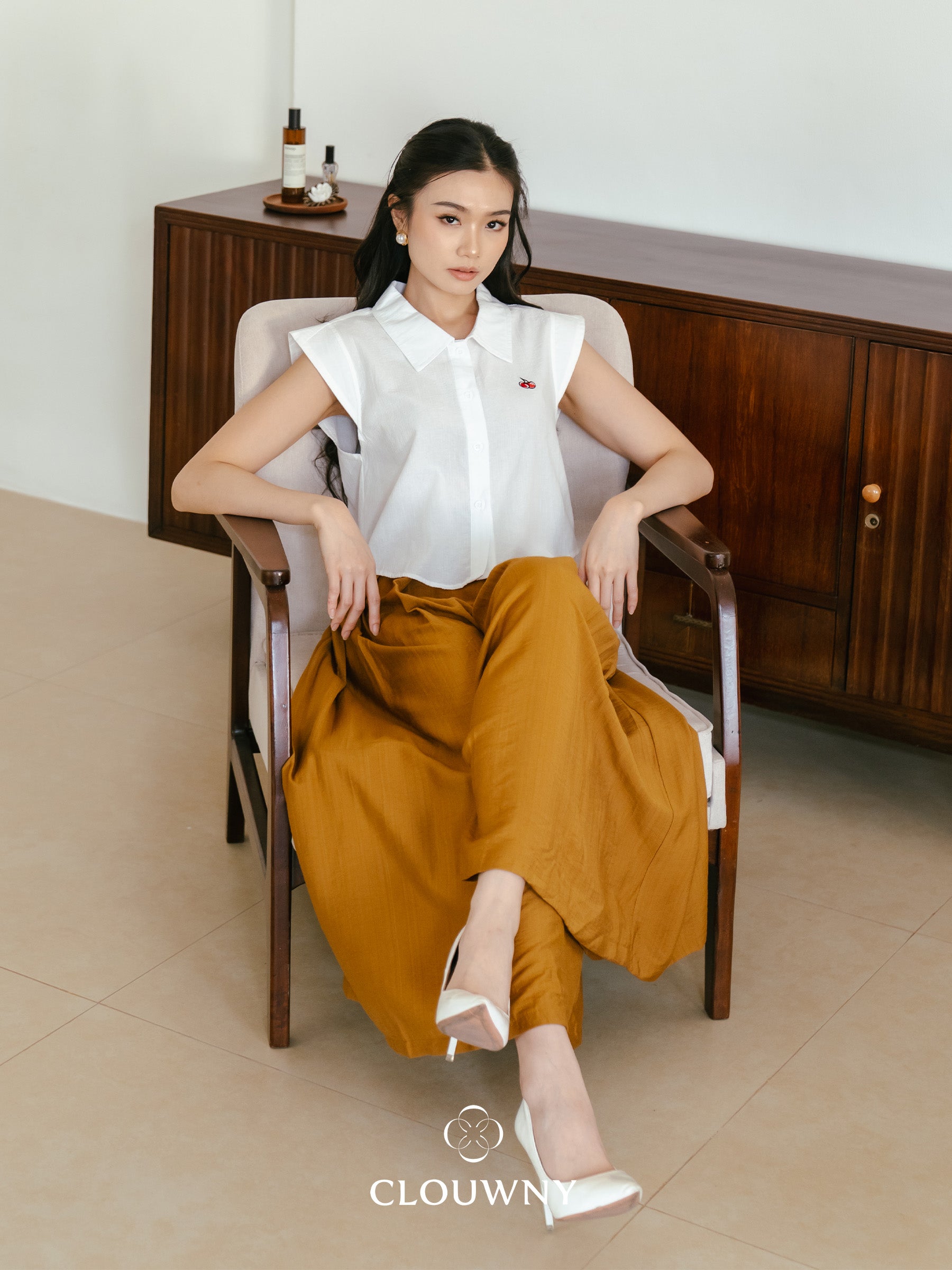 Yuni Cullotes Pants - Caramel